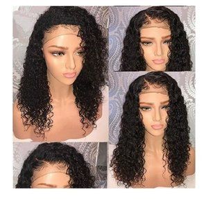 Curly Human Hair Lace Front Wig